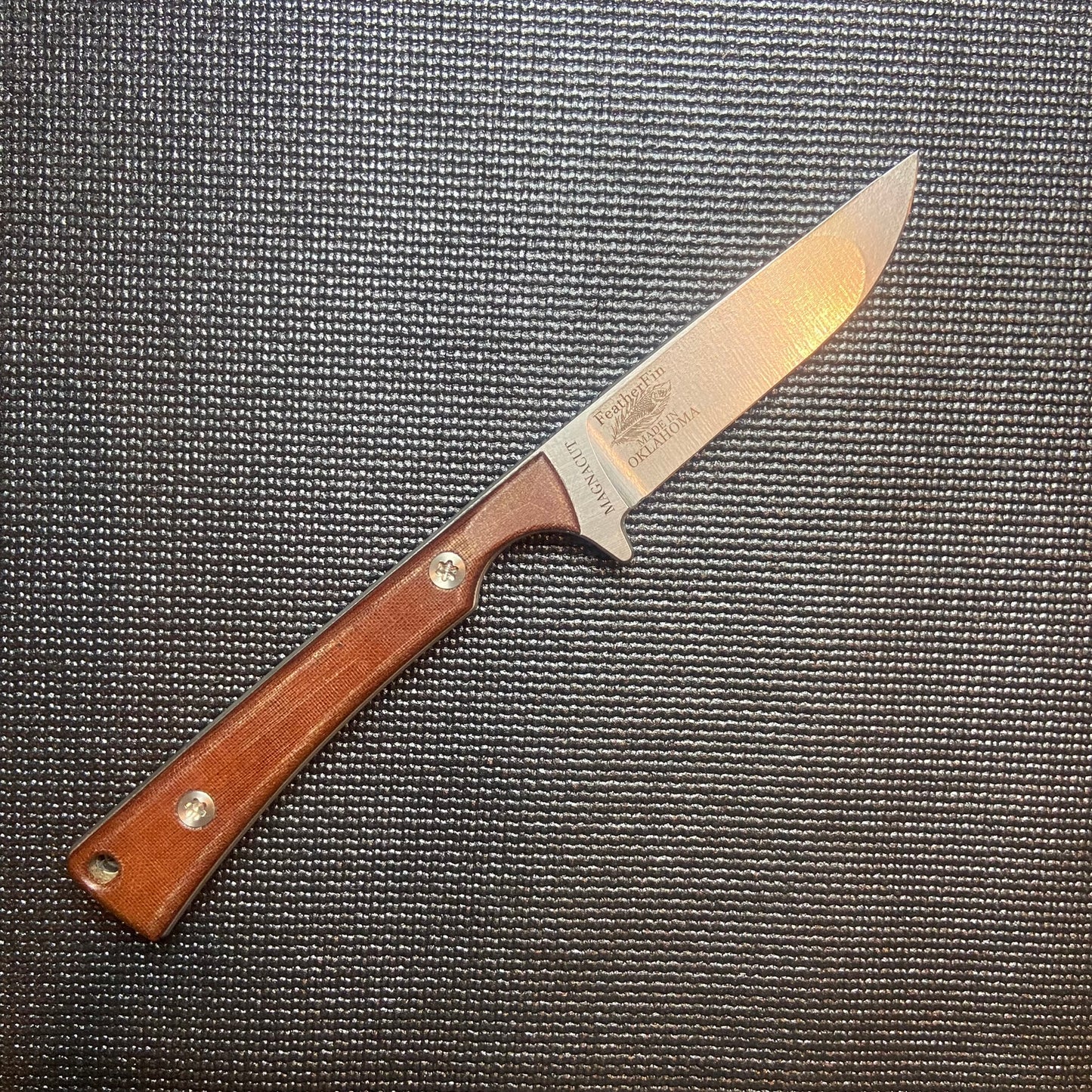 FeatherFin - Linen Micarta