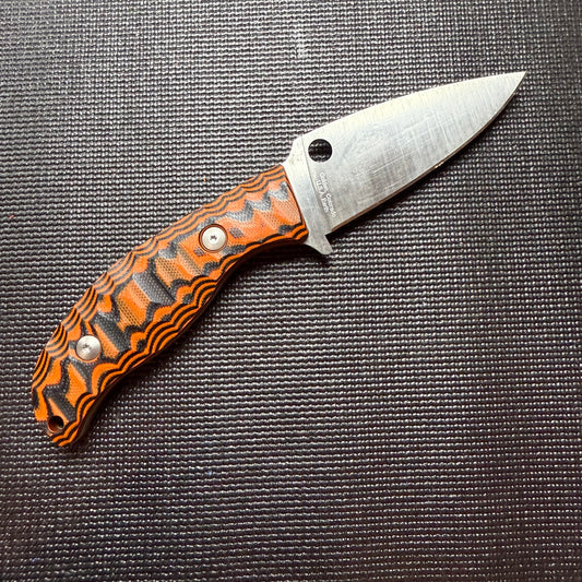 Orange/Black G10 - Rock Texture